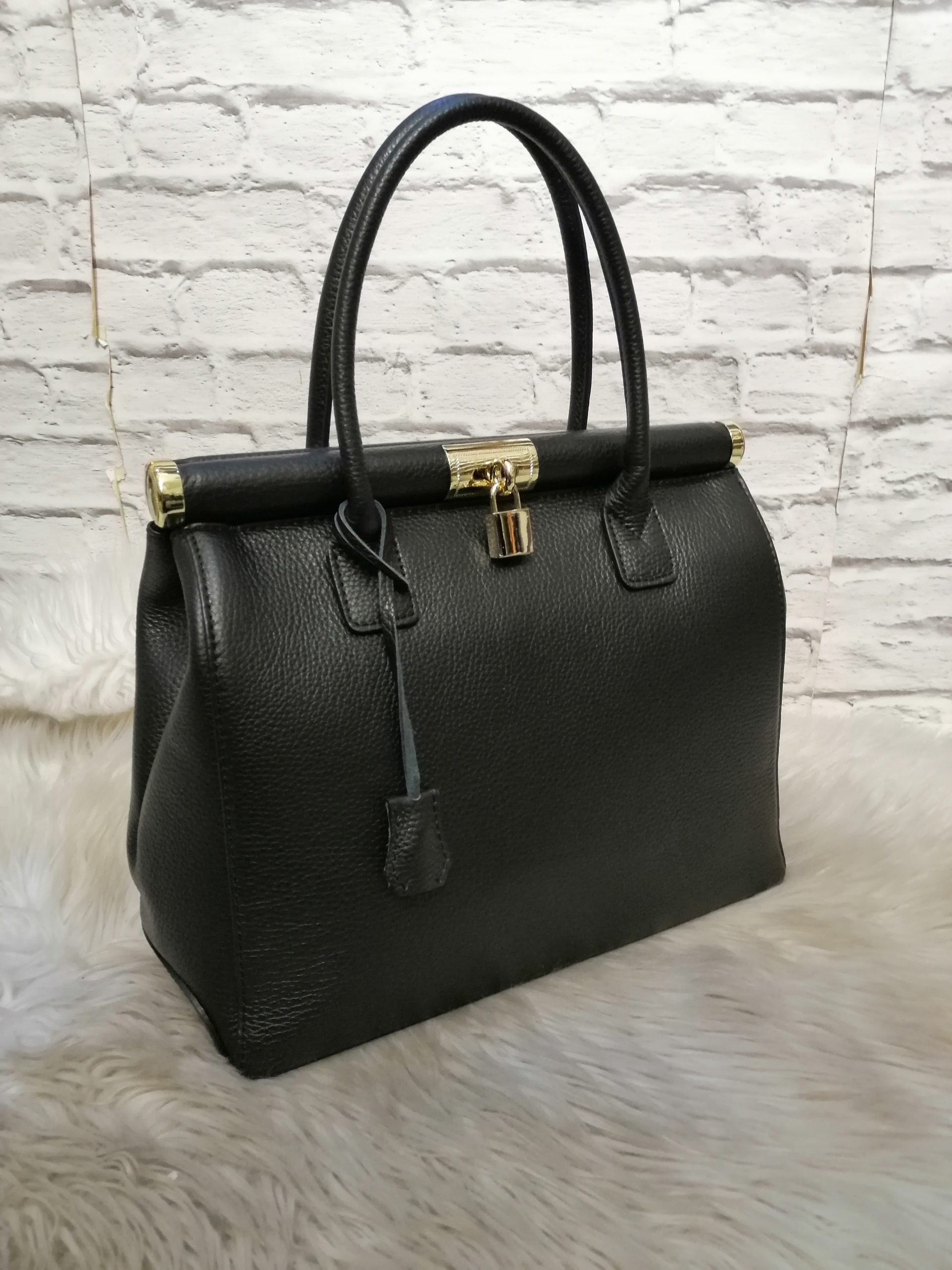 Modèle Penelope 100% cuir 🇮🇹 Noir – Image 2