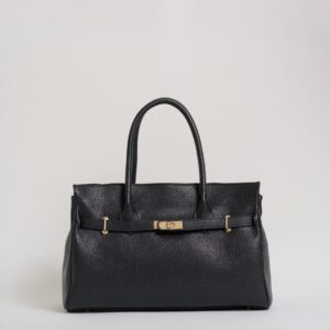 Selena Bag en cuir de vachette 🇮🇹 Noir