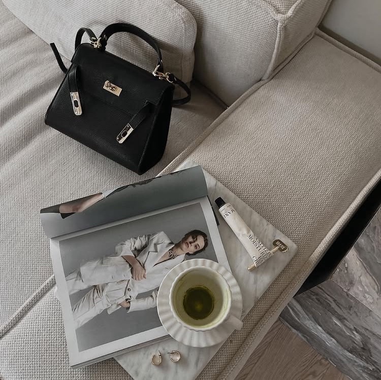 Modèle mariah Noir inspiration H en cuir de vachette 🇮🇹 – Image 7