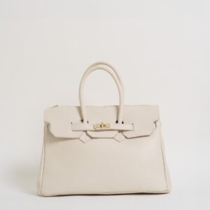 Modèle Lina en cuir de veau avec bandoulière 🇮🇹 Crème