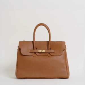 Modèle Lina en cuir de veau avec bandoulière 🇮🇹  camel