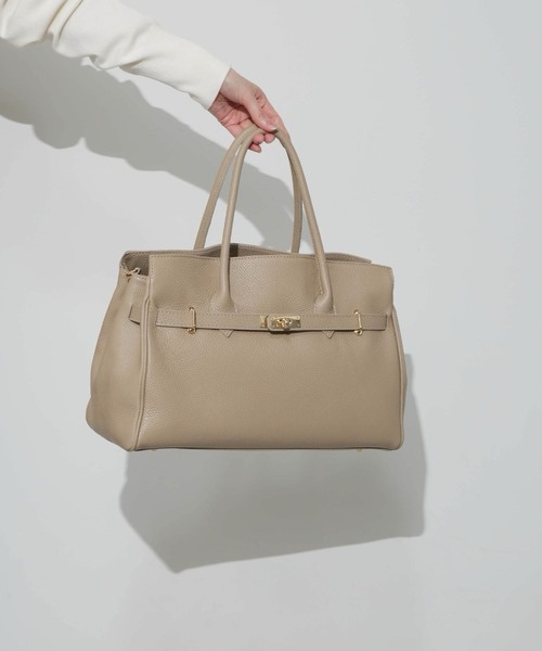 Selena bag en cuir de vachette 🇮🇹 taupe – Image 2