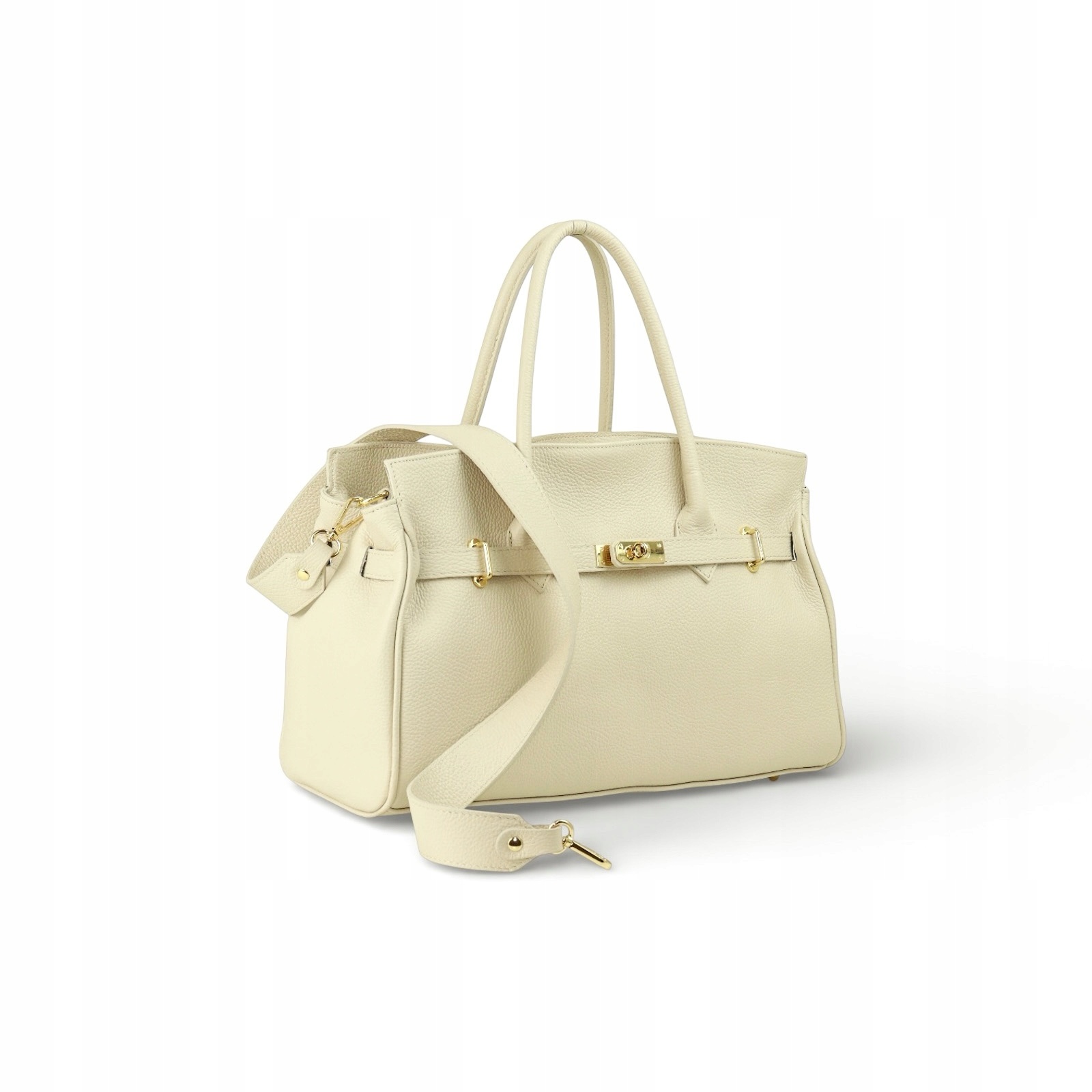 Selena bag en cuir de vachette 🇮🇹 crème – Image 6