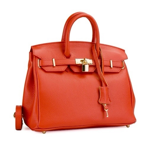 Modèle Bianca en cuir de vachette 🇮🇹 Orange – Image 3