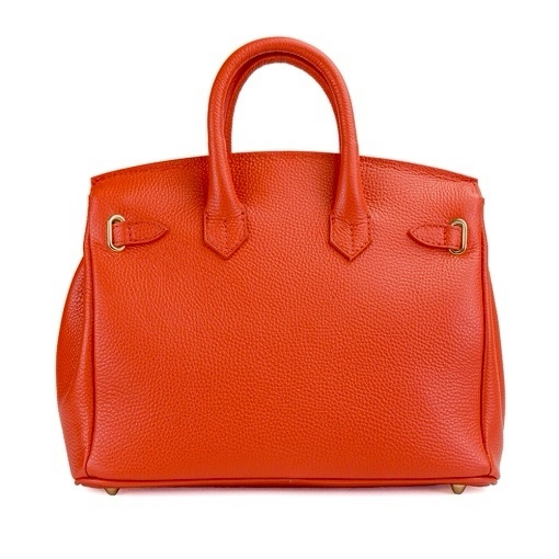 Modèle Bianca en cuir de vachette 🇮🇹 Orange – Image 4