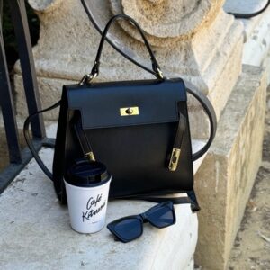 Keliyah cuir lisse de veau finition saffiano