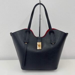 Sac Marina en cuir de vachette - Noir